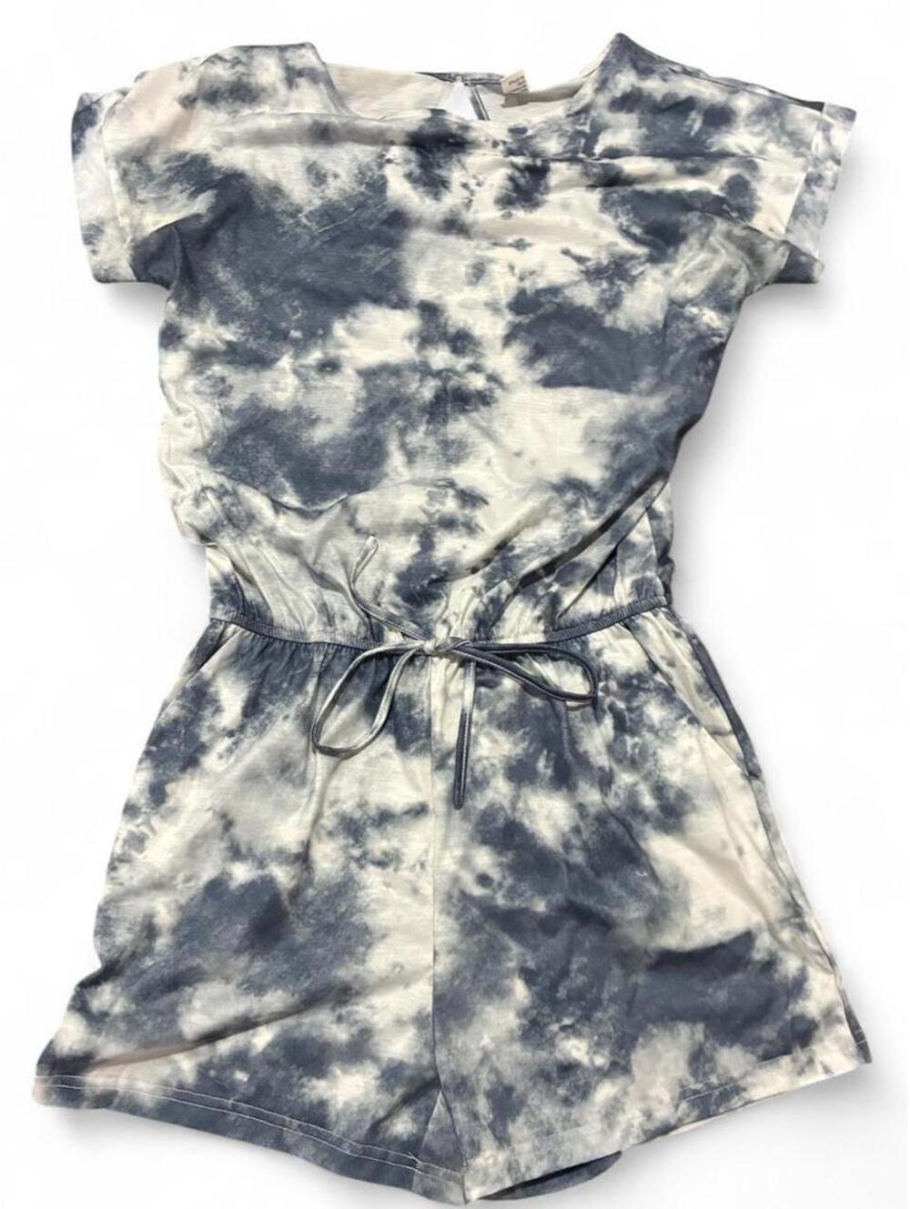 Women's Blue and Multi Playsuit-romper